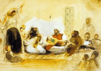 Musiciens juifs, vers 1832